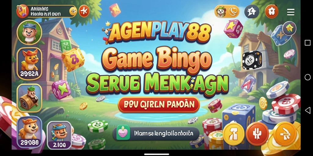 Tampilan menarik dari gameplay Bingo di AGENPLAY88.