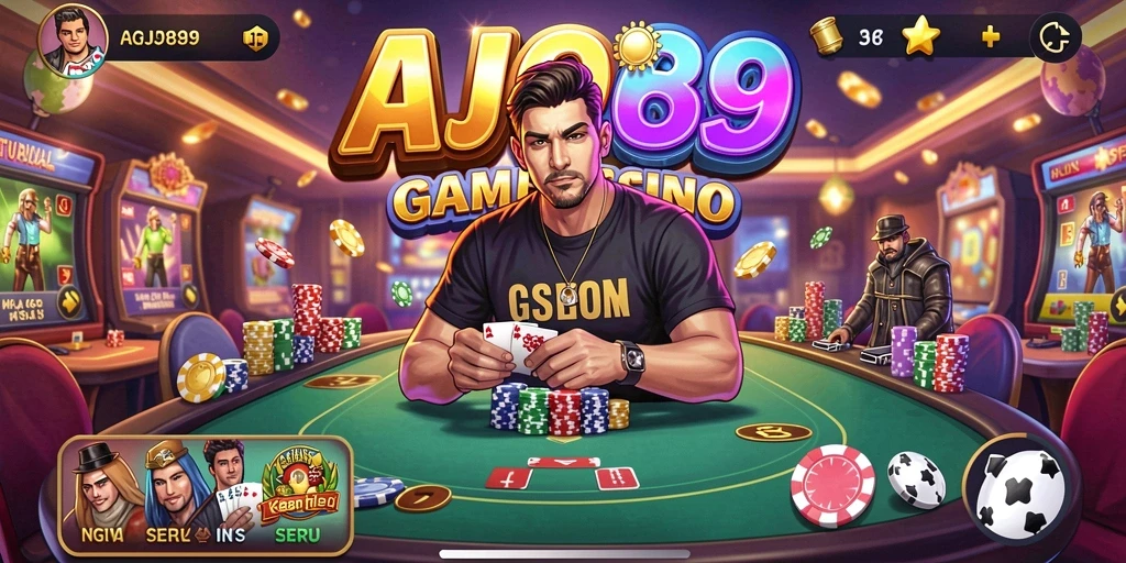Screenshot AJO89 menunjukkan gameplay kasino yang menarik dan menghibur.