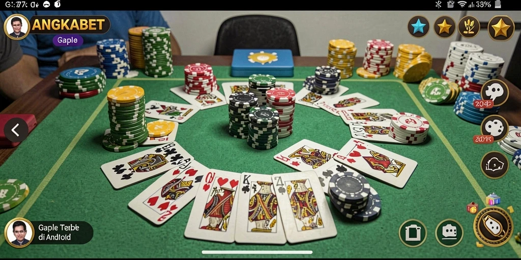 Tampilan gameplay seru dan kompetitif dalam ANGKABET.