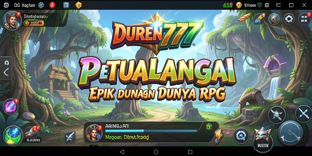 Tangkapan layar gameplay <strong>DUREN777</strong> menampilkan aksi pertarungan yang mendebarkan di dunia RPG.