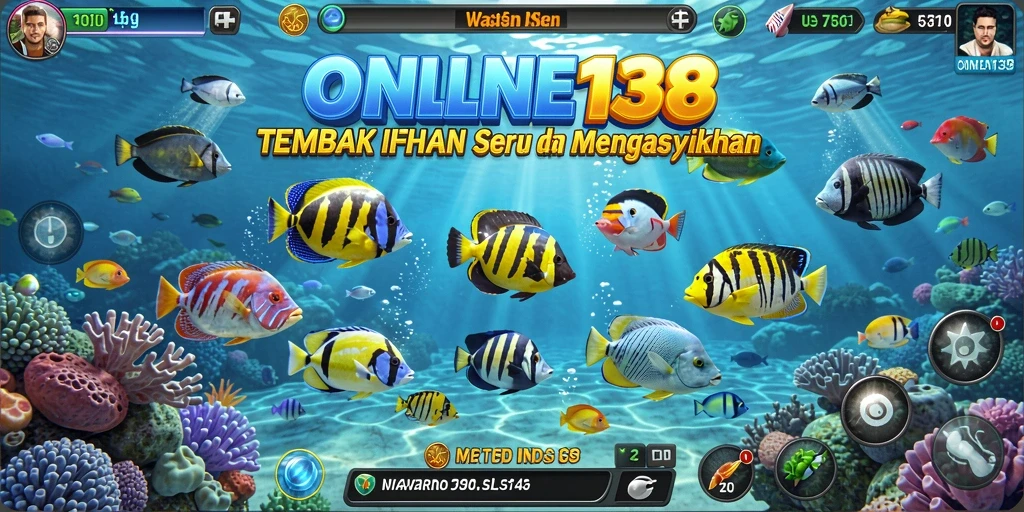 Tampilan gameplay menarik dari ONLINE138 yang penuh aksi Tembak Ikan.