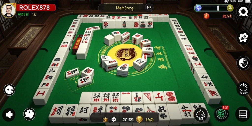 Gameplay yang menarik dan menawan dalam ROLEX878 Mahjong.