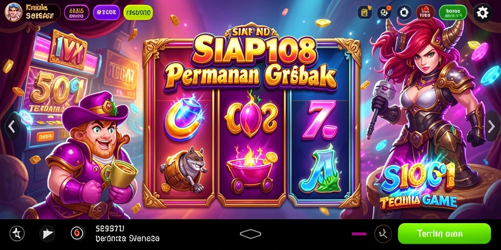Screenshot gameplay SIAP108 dengan tampilan slot yang menarik dan interaktif.