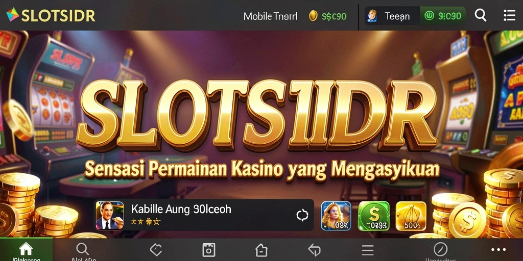 Gameplay seru di SLOTSIDR dengan berbagai pilihan slot.
