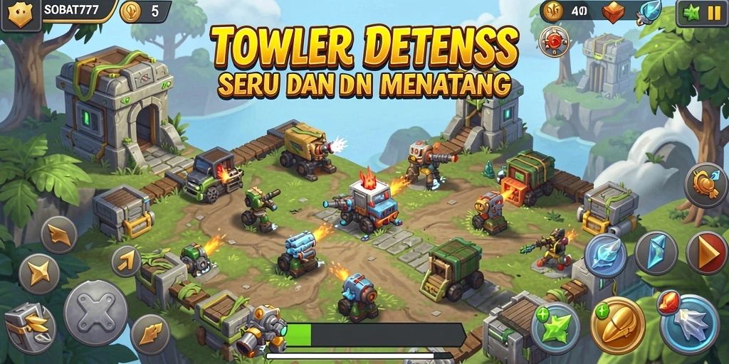 Tampilan gameplay dari SOBAT777 yang mendebarkan dan penuh strategi.