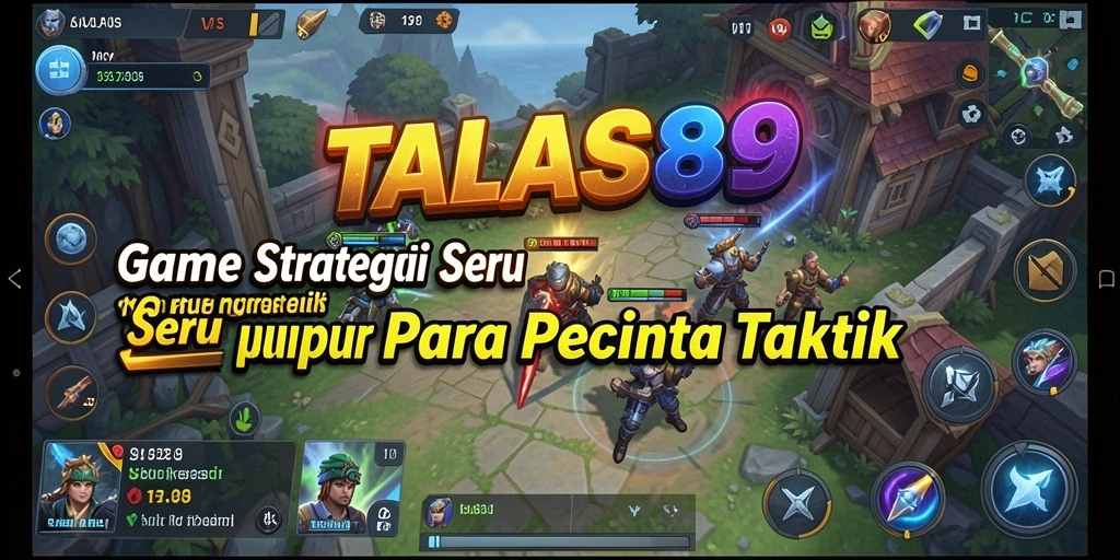 Screenshot gameplay TALAS89 menunjukkan strategi yang mendalam dan interaksi pemain.